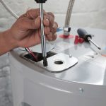 install an electric water heater