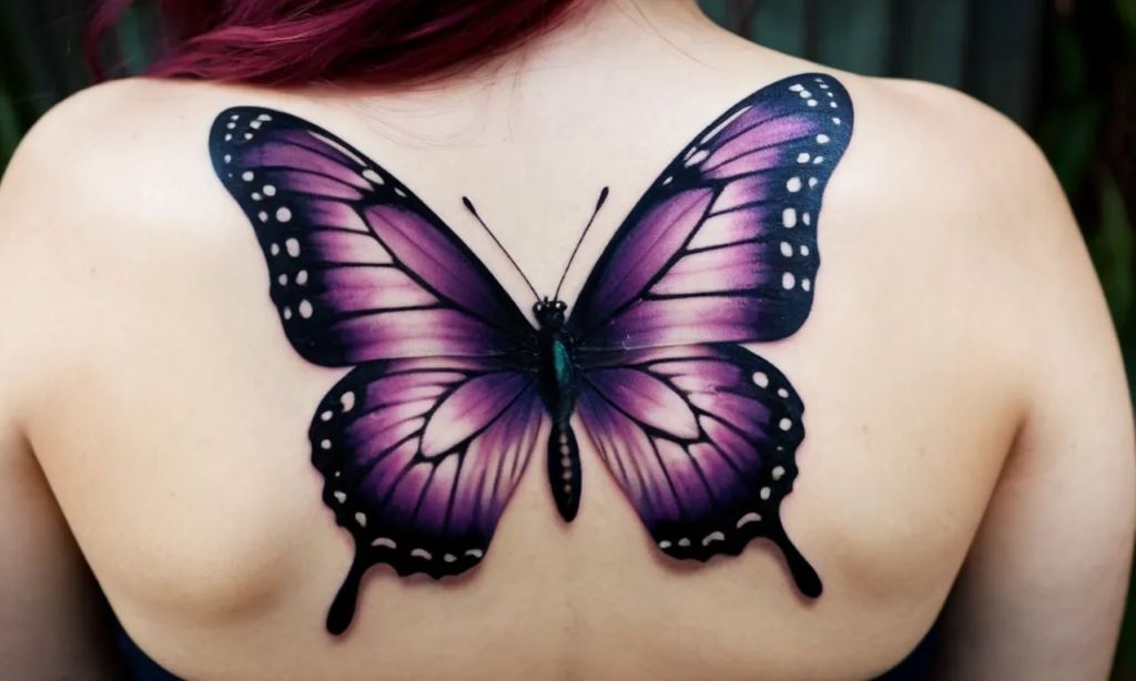 What does a butterfly tattoo stand for?