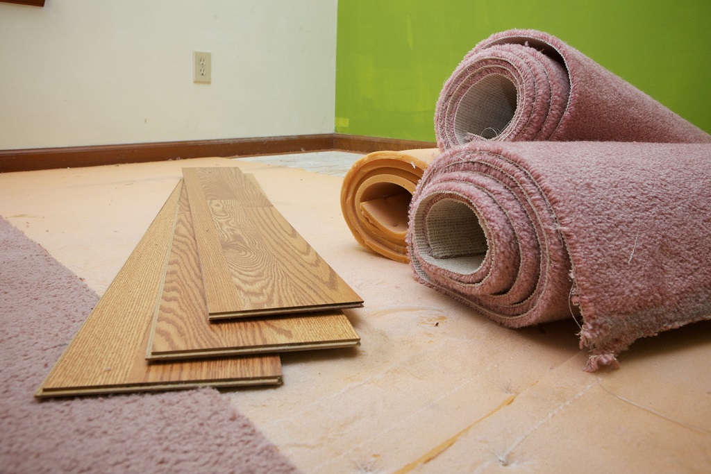 How to install linoleum flooring over concrete