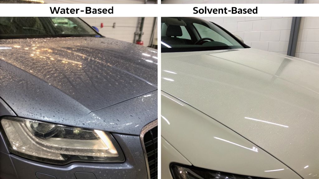 Understanding the Core Differences Between Water-Based vs Solvent-Based Car Paint