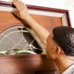 What should I do if my door frame height doesn't match standard sizes
