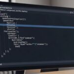 FAQ schema markup code example showing compressed JSON-LD structure for search engine optimization