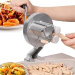 O’Creme wooden roller attachment shaping fresh homemade pasta