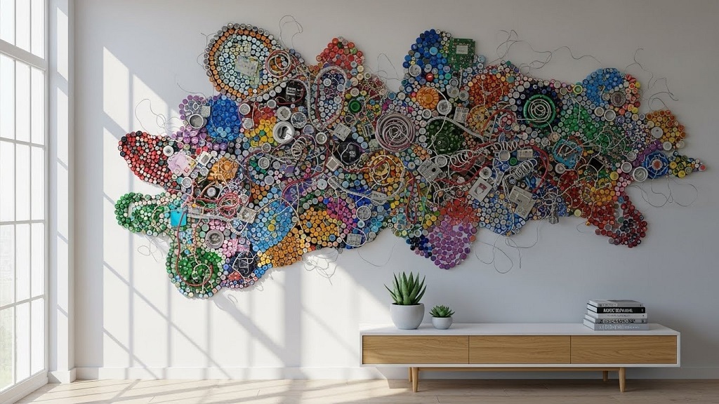 Minimal living room wall art ideas with neutral tones