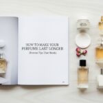 Applying perfume on pulse points for long lasting fragrance