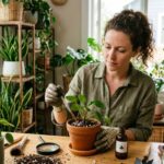 Seattle apartment filled with healthy indoor plants protected from soil pests