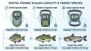 Choosing a digital scale for different fish sizes